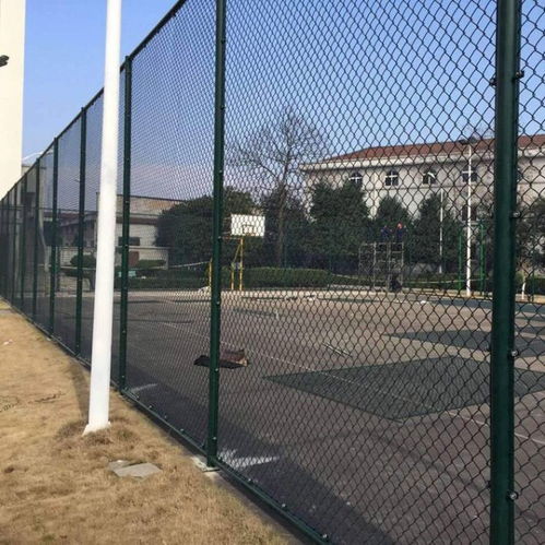 【宿遷焊接式體育場防護網a圓管柱運動場隔離網a迅鷹鐵絲網勾花護欄網生產廠】- 