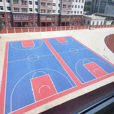 軟雪花米懸浮地板施工-四川石渠-彈性墊拼裝地板-工廠